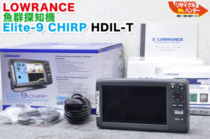 楽天市場】【在庫限り】ローランス/LOWRANCE 魚群探知機/魚探 Elite9 