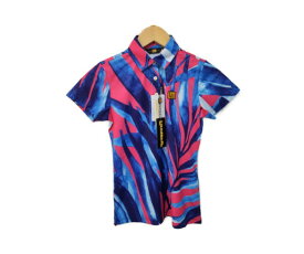 【中古】 LOUDMOUTH 半袖 ポロシャツ レディース ゴルフウェア Belize Sサイズ