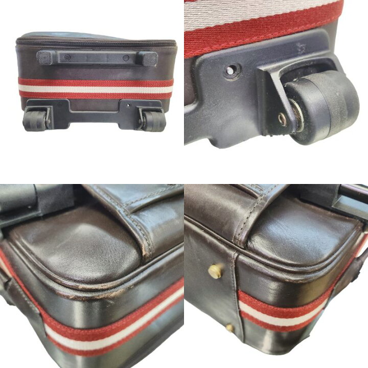 楽天市場】【中古】 BALLY バリー スーツケース レザー ブラウン 1 