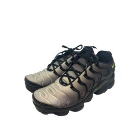 【中古】 NIKE AIR VAPORMAX PLUS BLACK VOLT スニーカー 27.5cm 924453-009 IT1