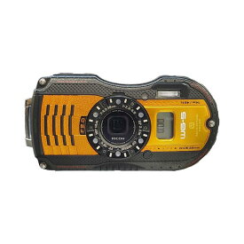 【中古】 RICOH コンパクトデジタルカメラ WG-5GPS オレンジ 防水 耐ショック 耐寒 WG-5GPS T1