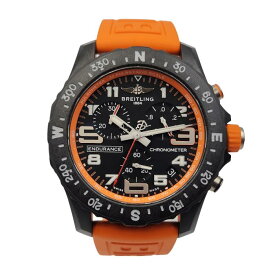 【中古】 BREITLING ブライトリング エンデュランス プロ 腕時計 メンズ クロノグラフ クォーツ ブラック/オレンジ X82310 T1