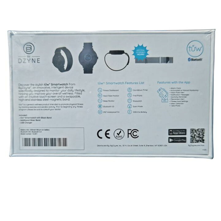 楽天市場】【中古】 未使用品 ByDzyne tracking ur wellness スマート  