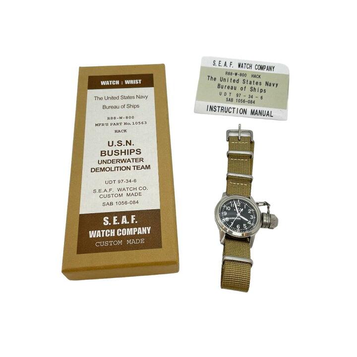 楽天市場】【中古】 SETAGAYA BASE S.E.A.F. 軍用防水時計 クォーツ 