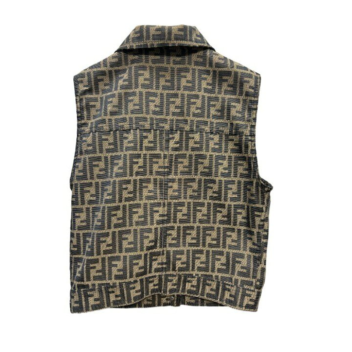 楽天市場】【中古】 FENDI フェンディ ベスト レディース ズッカ柄 金 