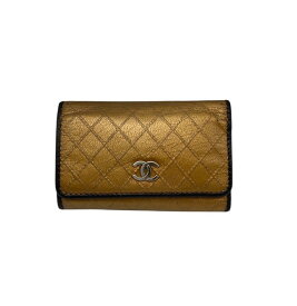 【中古】CHANEL シャネル ビコローレ キーケース 6連 D4