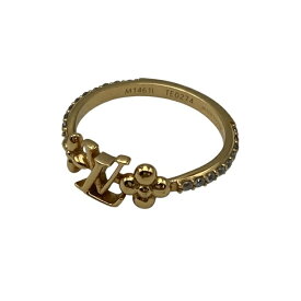 【中古】 LOUIS VUITTON ルイヴィトン リング LV アイコニック M1461L サイズL ゴールドカラー D4