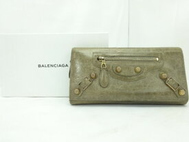 【中古】 BALENCIAGA バレンシアガ コンチネンタルウォレット 2つ折り長財布