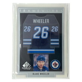 【中古】 UPPER DECK NHLカード SP GAME USED BLAKE WHEELER WINNIPEG JETS #FW-BW IT1