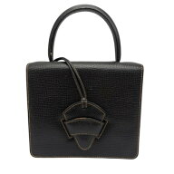 【中古】 LOEWE ロエベ バルセロナ ハンドバッグ レディース レザー 2way ブラック W4