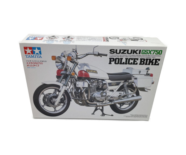 タミヤ スズキ バイク 新作販売 オートバイ 1 毎日がバーゲンセール 12 スケール ホビー 乗り物 SUZUKI TAMIYA POLICE 中古 プラモデル GSX750 未使用品 BIKE
