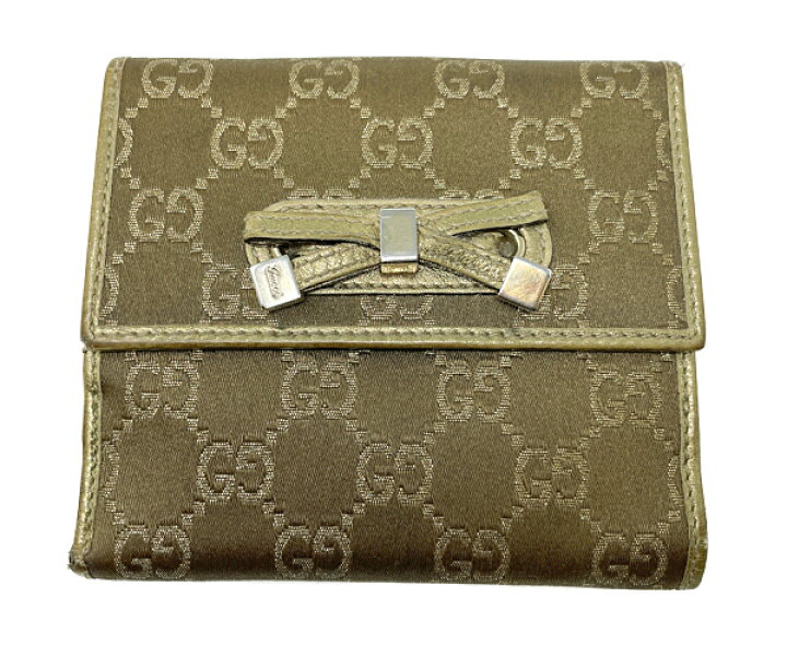 楽天市場】【中古】GUCCI グッチ プリンシー Wホック財布 GGキャンバス  