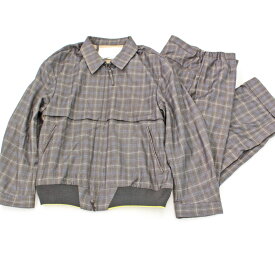 楽天市場 チェック ワイドパンツ スーツ スーツ セットアップ メンズファッションの通販