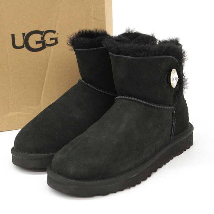 楽天市場】美品◇UGG アグ スワロフスキーデザインムートンブーツ