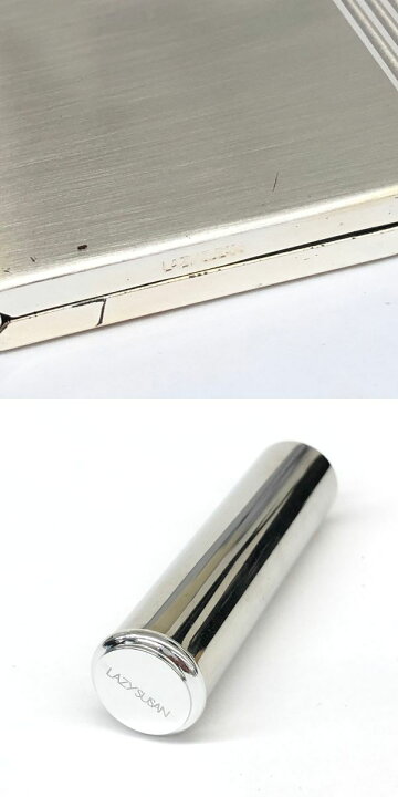 楽天市場 新品同様 Lazy Susan レイジースーザン アトマイザー ミラー2点セット Silver シルバーカラー 香水入れ 手鏡 レディース 服飾小物 中古 リサイクル ティファナ