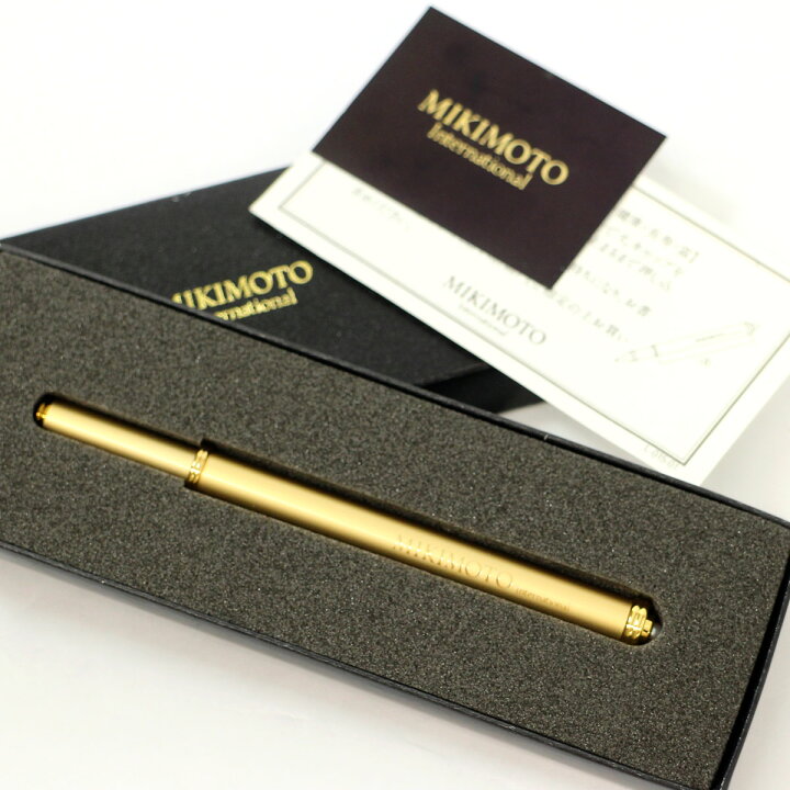楽天市場】良好◇MIKIMOTO ミキモト パール付 ボールペン 箱付 