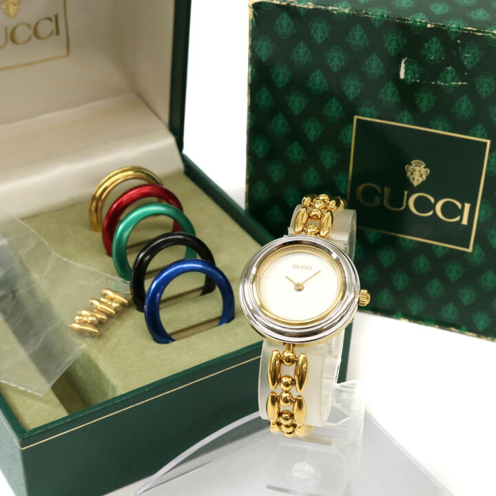 楽天市場】良好◇GUCCI グッチ ヴィンテージ 11/12.2 チェンジベゼル(6 