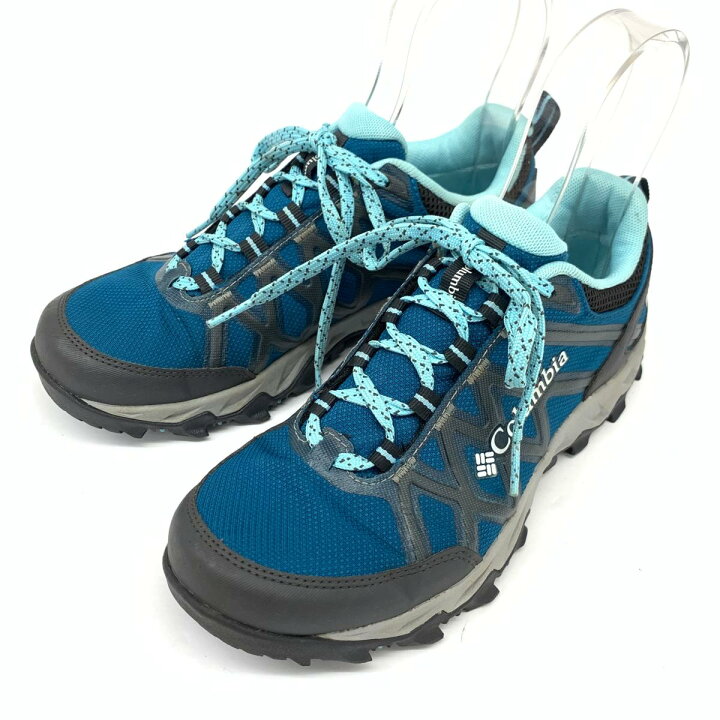 楽天市場 美品 Columbia コロンビア トレッキングシューズ サイズ24cm Blue 青 ブルー Bl09 457 スニーカー レディース シューズ 靴 中古 リサイクル ティファナ