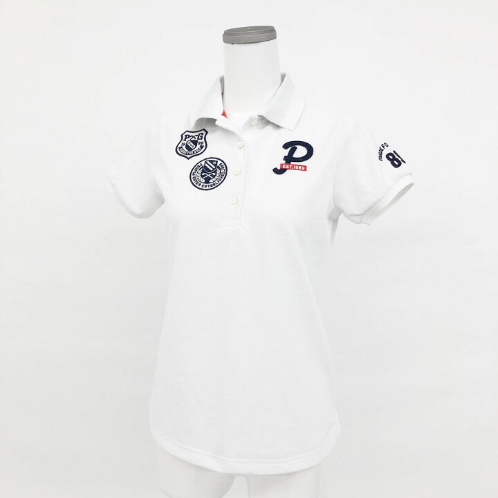 パーリーゲイツ　ゴルフウェア　ポロシャツ　白色　サイズ0