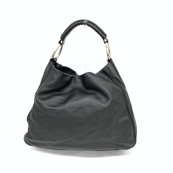 楽天市場 良好 Sazaby サザビー エートート レザー ワンショルダーバッグ Black 黒 ブラック 編み込みハンドル 肩掛け レディース 鞄 中古 リサイクル ティファナ