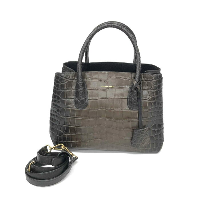 楽天市場】新品同様◇LEATHER JEWELS レザージュエルズ クロコ型押し 
