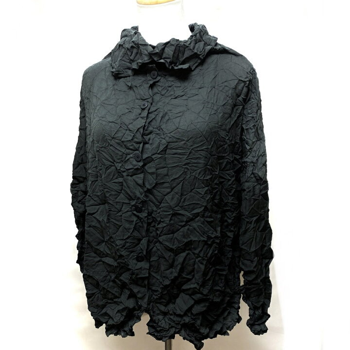 楽天市場】me isseymiyake ミーイッセイミヤケ シワ加工長袖シャツ  