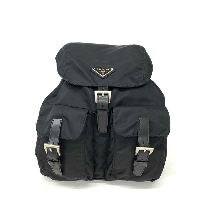 楽天市場】PRADA プラダ リュックサック B6677 ブラック ナイロン 