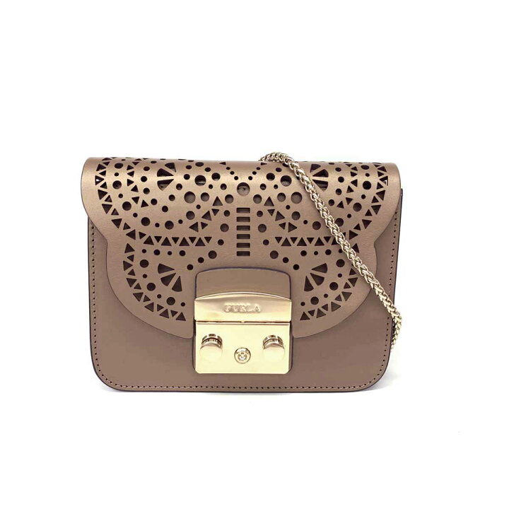 楽天市場】FURLA フルラ メトロポリス ショルダーバッグ 美品 ブラウン  