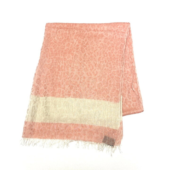 楽天市場 Lanvin Collection ランバンコレクション 大判ストール ピンク レオパード柄 レディース マフラー ストール 服飾小物 Ki1004 中古 リサイクル ティファナ