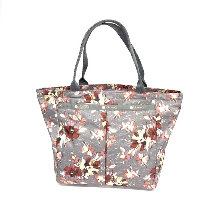 楽天市場】LeSportsac レスポートサック ハンドバッグ 美品 グレー  