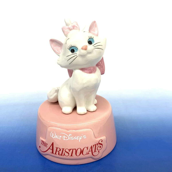 楽天市場】Disney ディズニー おしゃれキャット マリー 貯金箱 陶器 