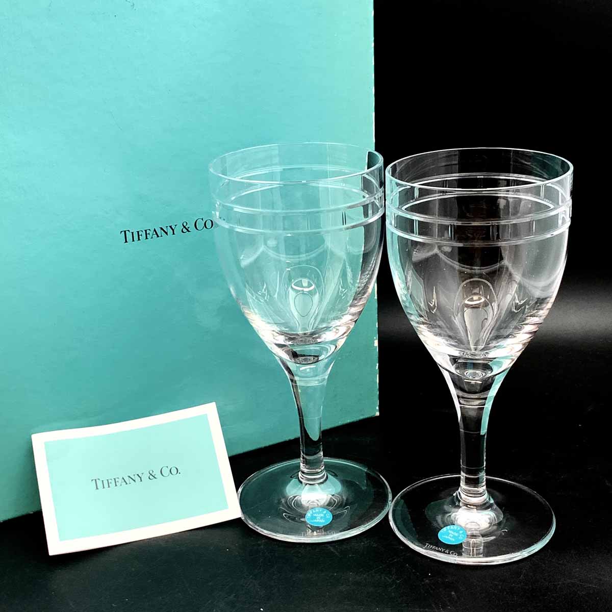 楽天市場】TIFFANY&Co. ティファニー ワイングラス 2客セット 未使用品