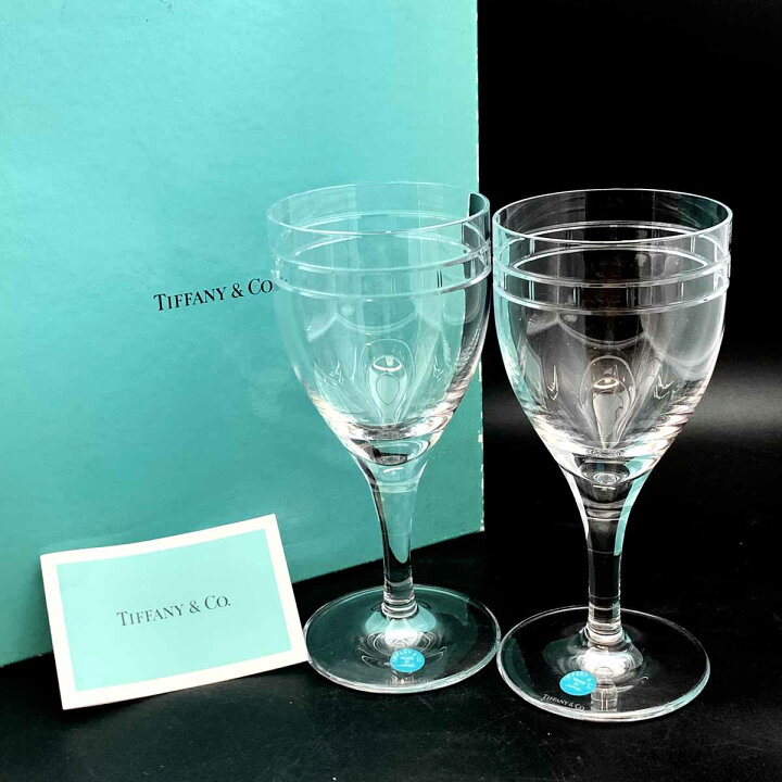 楽天市場】TIFFANY&Co. ティファニー ワイングラス 2客セット 未使用品  