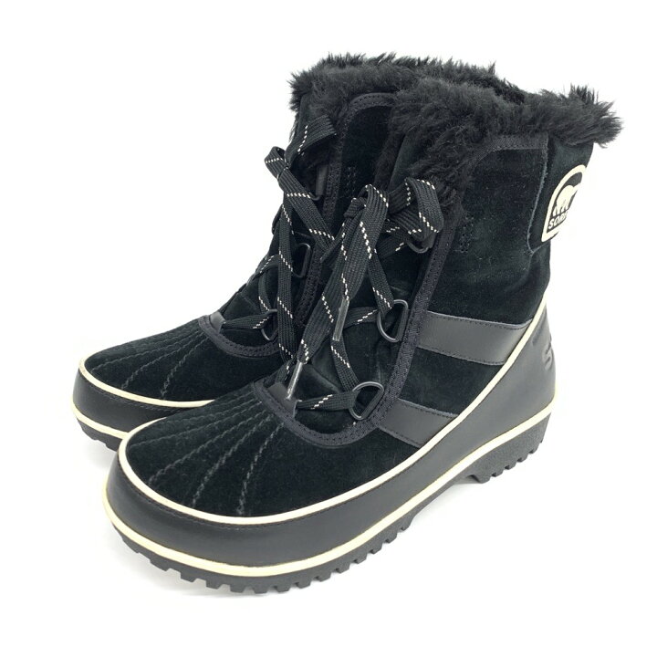 楽天市場】SOREL ソレル ブーツ 新品同様 24.5 ブラック レザー スノー 