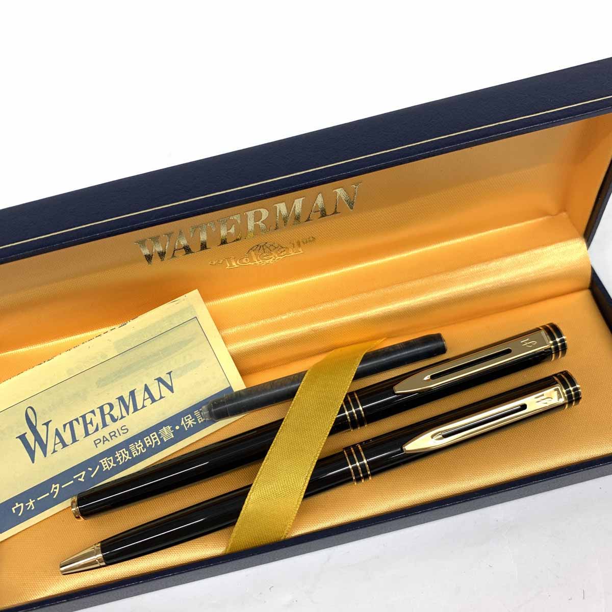 楽天市場】WATERMAN ウォーターマン 万年筆＆ボールペン ケース付き 美