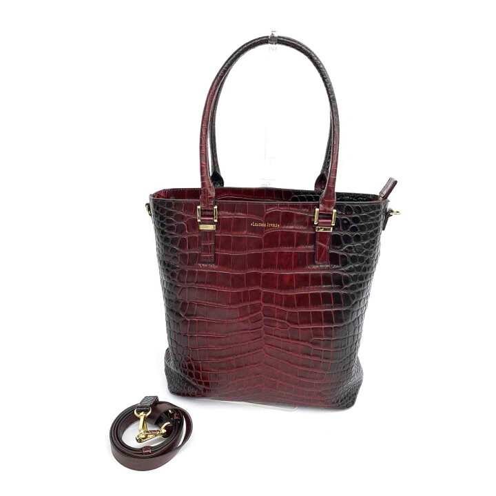 楽天市場】LEATHER JEWELS レザージュエルズ 2WAYバッグ 良好 ボルドー 