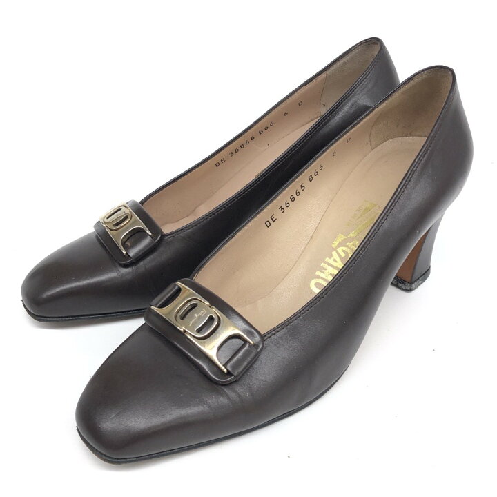 楽天市場】Salvatore Ferragamo サルヴァトーレフェラガモ パンプス 6  