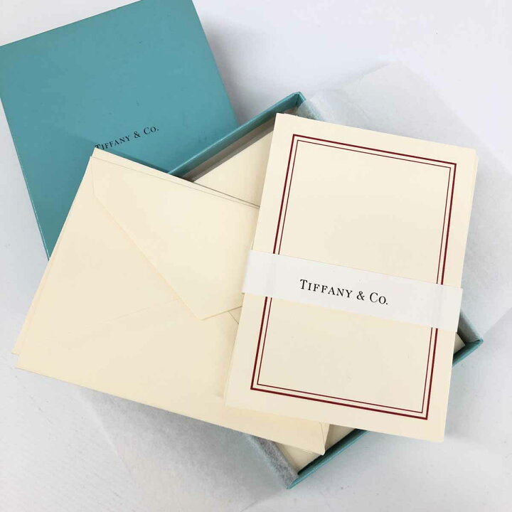 楽天市場】TIFFANY&Co. ティファニー レターセット 各12枚 美品 