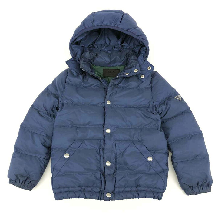 楽天市場】PRADA プラダ ダウンジャケット キッズサイズ6 ネイビー  