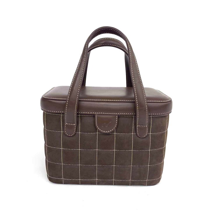 楽天市場】Kitamura キタムラ ハンドバッグ 良好 ブラウン レザー BOX 