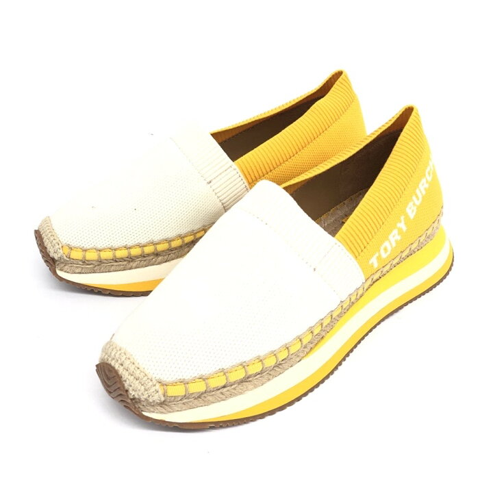 楽天市場】TORYBURCH トリーバーチ スリッポン 未使用品 6 イエロー  