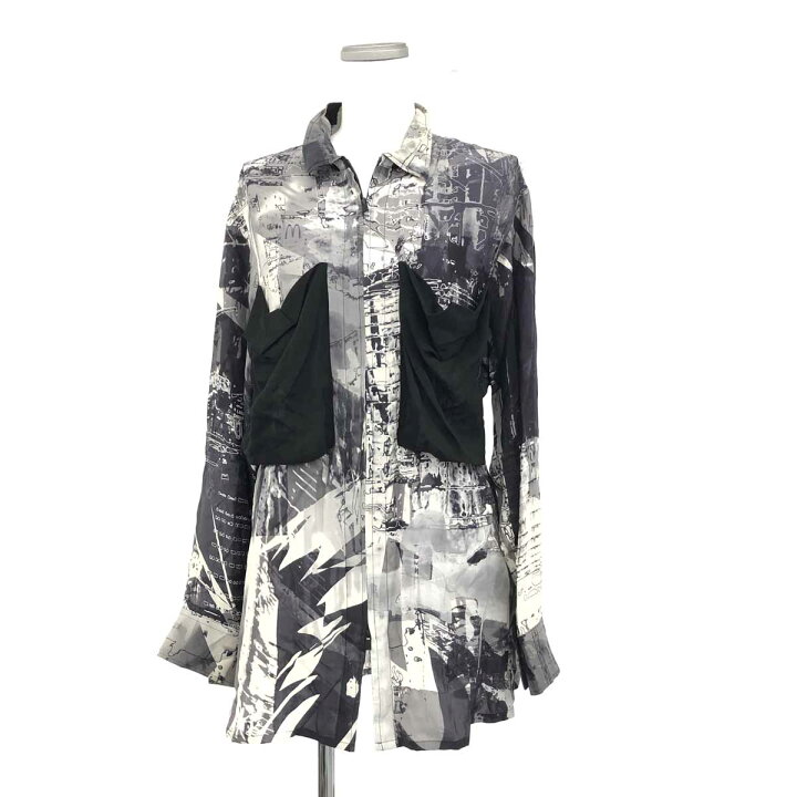 楽天市場】YOHJI YAMAMOTO ヨウジヤマモト ジップアップブラウス  