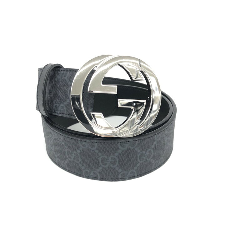 楽天市場】GUCCI グッチ インターロッキング ベルト 美品 411924 