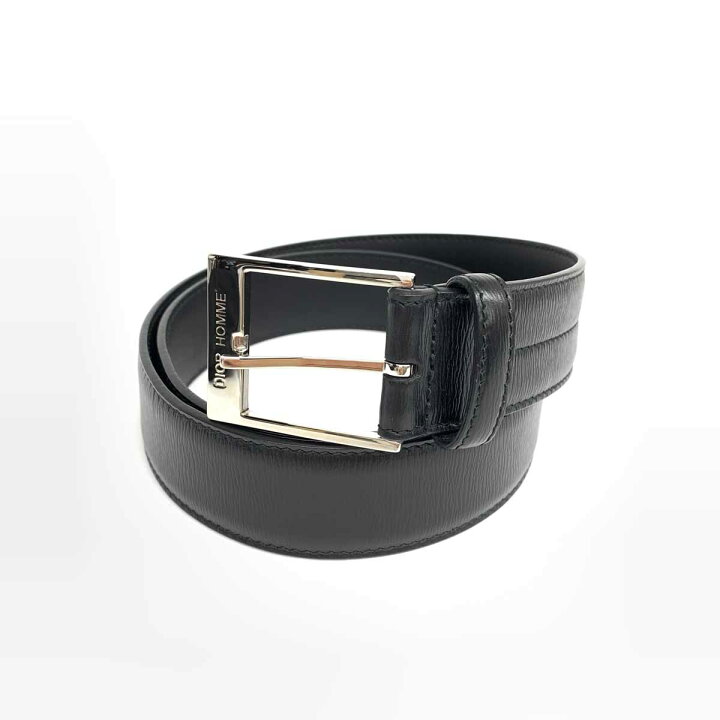 楽天市場】Dior HOMME ディオールオム ベルト 良好 ブラック レザー 