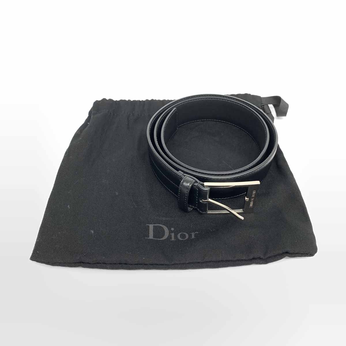 楽天市場】Dior HOMME ディオールオム ベルト 良好 ブラック レザー