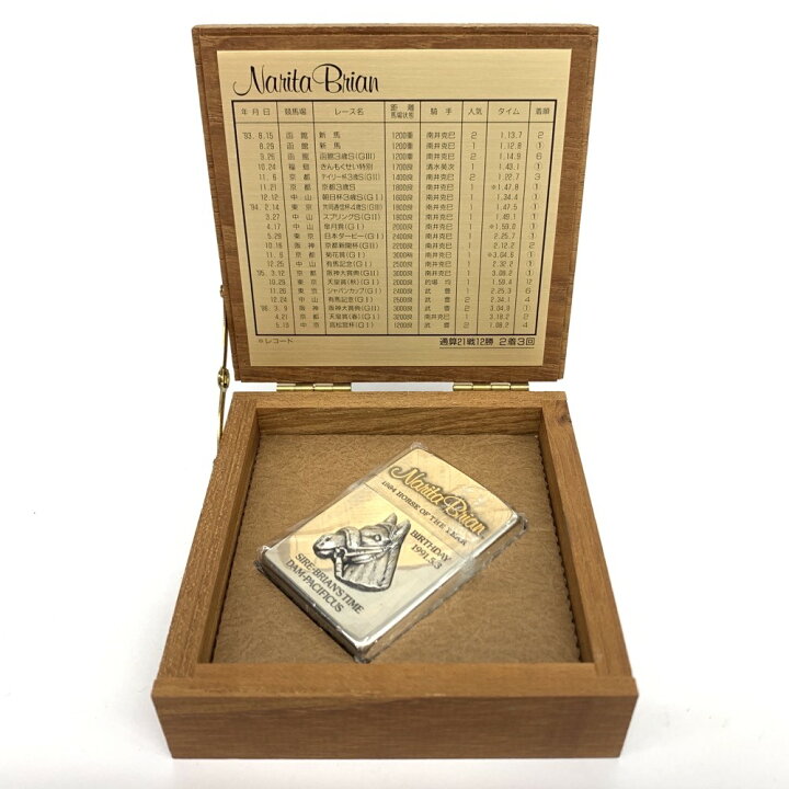 楽天市場】Zippo ジッポ ナリタブライアン オイルライター 1997年製 未  