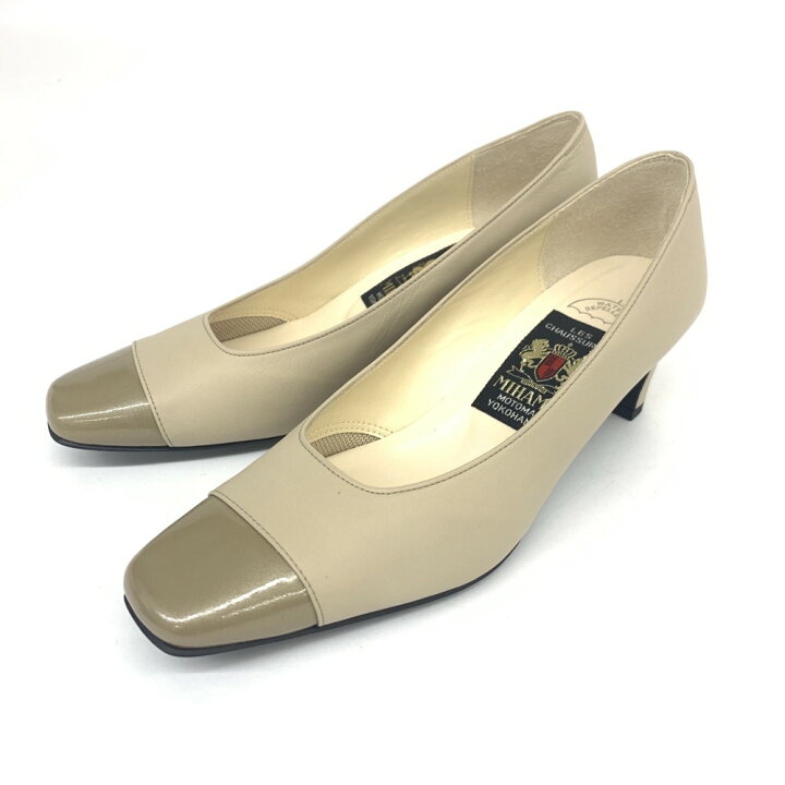 楽天市場】MIHAMA ミハマ パンプス 未使用品 22.5cm ベージュ 
