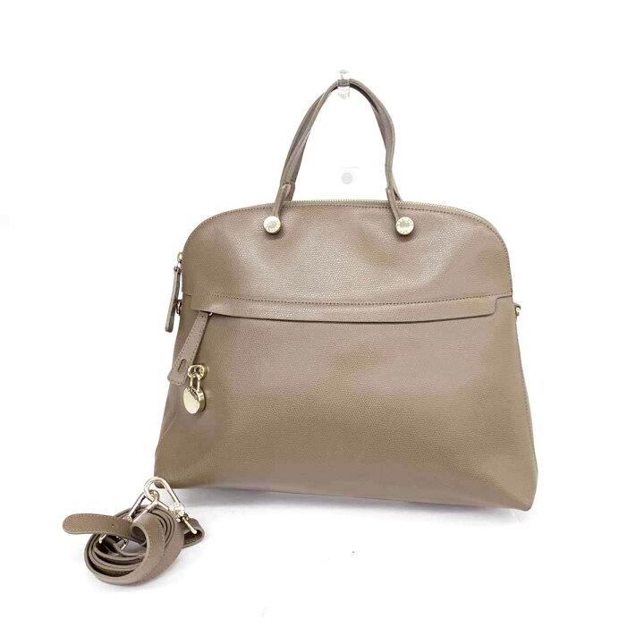 楽天市場】FURLA フルラ パイパー 2WAYバッグ 良好 ブラウン レザー 