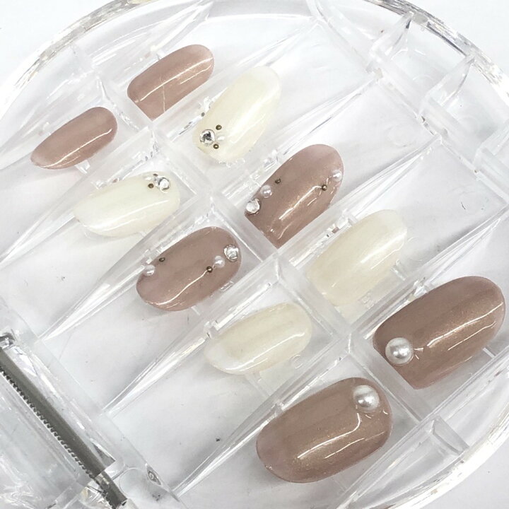 楽天市場】JEWNEList ジュネル ネイルチップ 未使用品 ホワイト/ピンク 