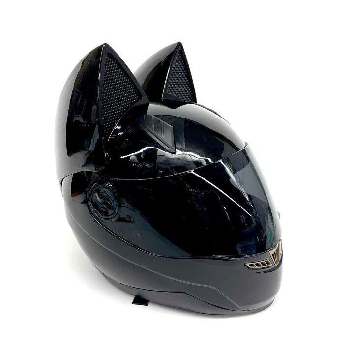 楽天市場】NITRINOS オフロード 猫耳 ヘルメット M ブラック フル 